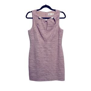 Eliza J Blush Pink Mini Sleeveless Dress with jewel detail Size 8